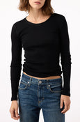 AMO Denim | Swoon Long Sleeve in Black