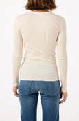 AMO Denim | Swoon Long Sleeve in Bone