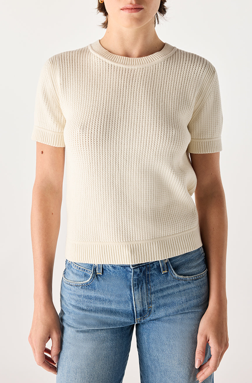 [noamoa0411］ Noa Sweater Bone | AMO Denim