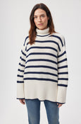 Topanga Sweater <br> Natural/Navy