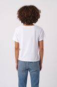 V-Neck Tee <br> White