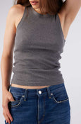 Swoon Tank <br> Heather Grey