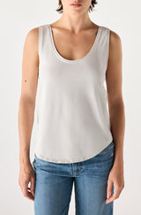 AMO Denim | Muse Tank in Saltstone