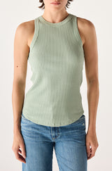 AMO Denim | Vera Tank in Seagrass
