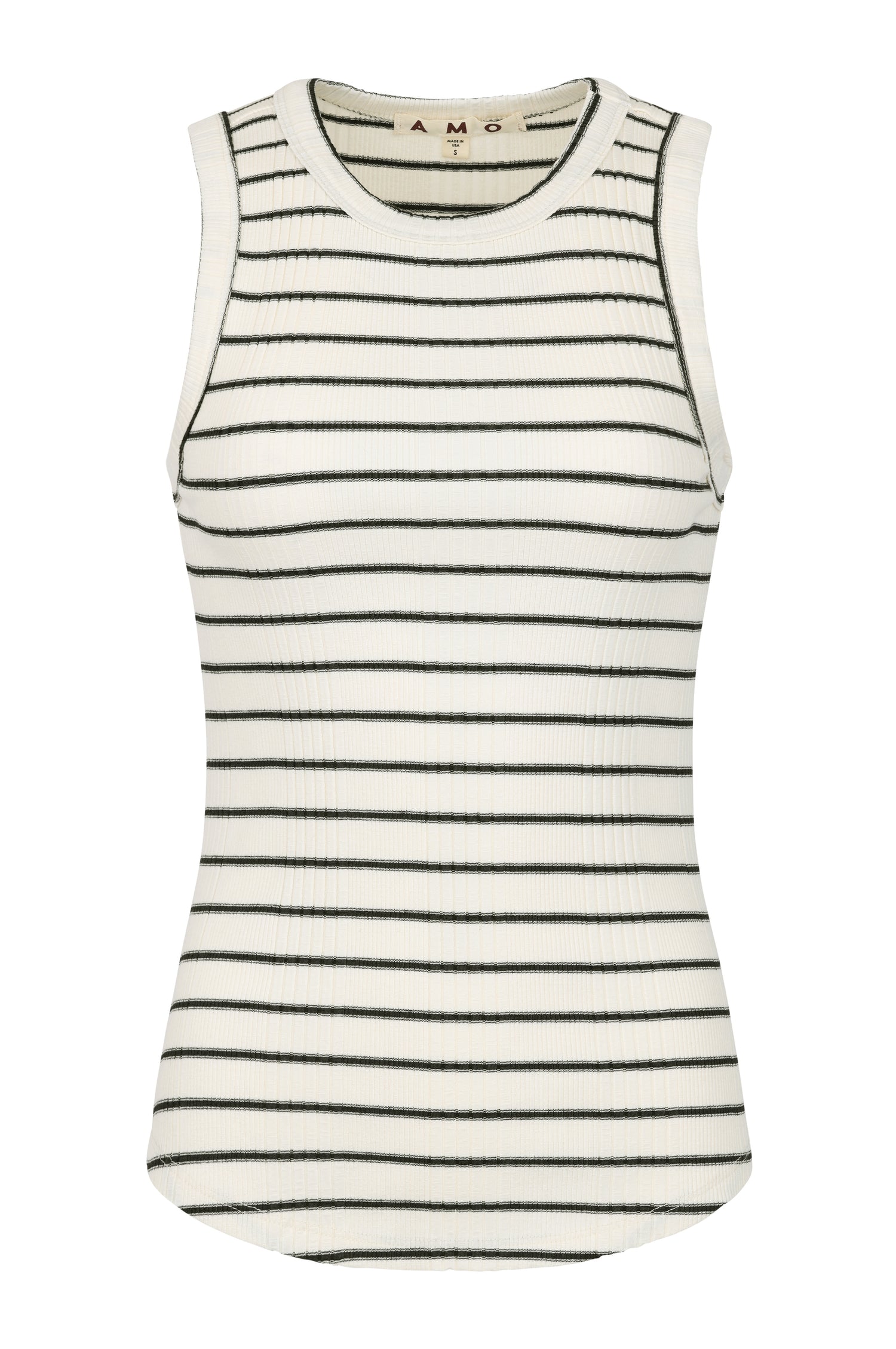 AMO Denim | Vera Tank in Natural/Black