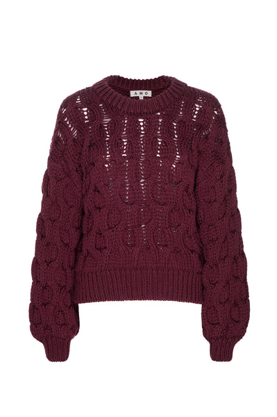 Vicki Sweater <br> Merlot