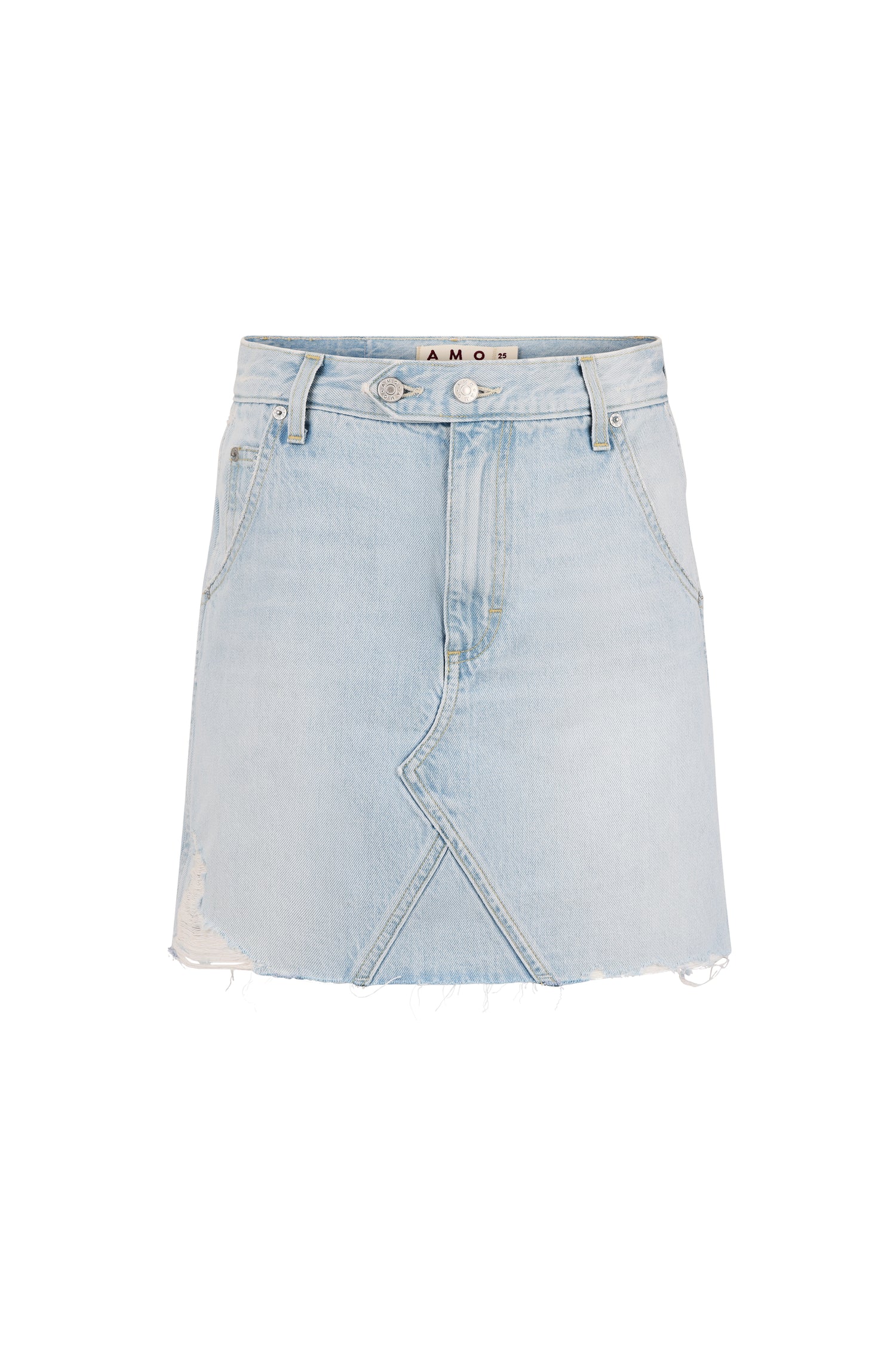 AMO Denim | Alexis Skirt in Trace
