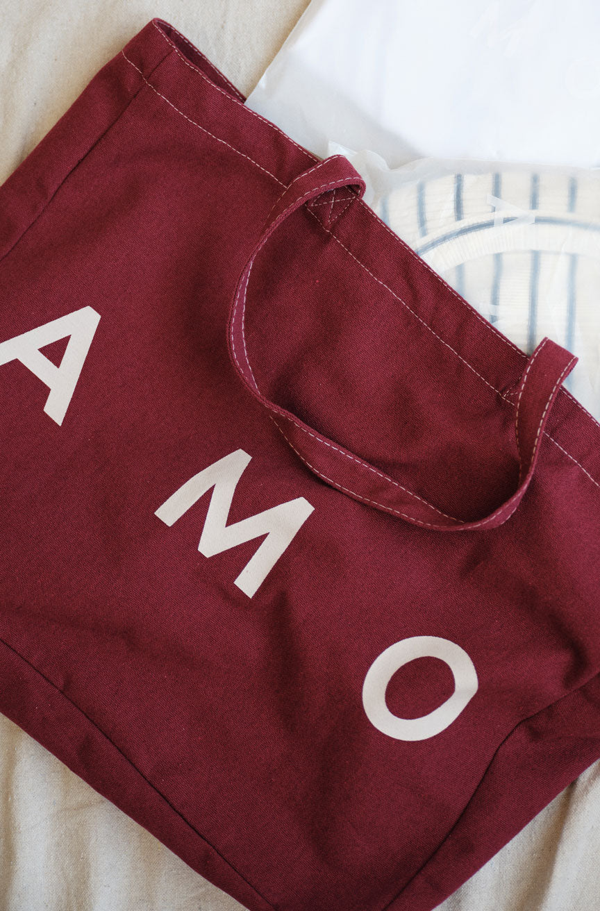AMO Denim | Large AMO Canvas Tote Bag