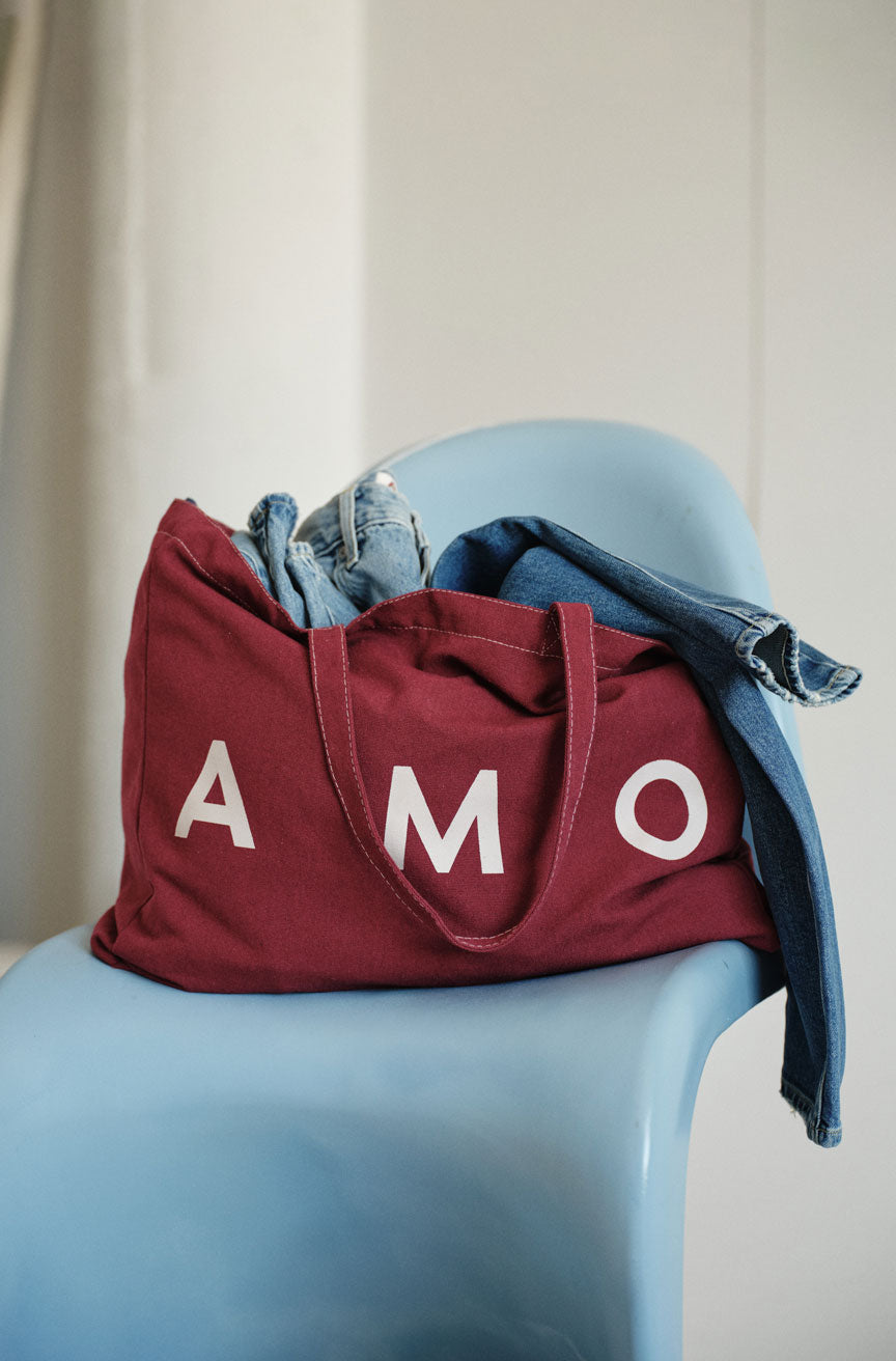 AMO Denim | Large AMO Canvas Tote Bag