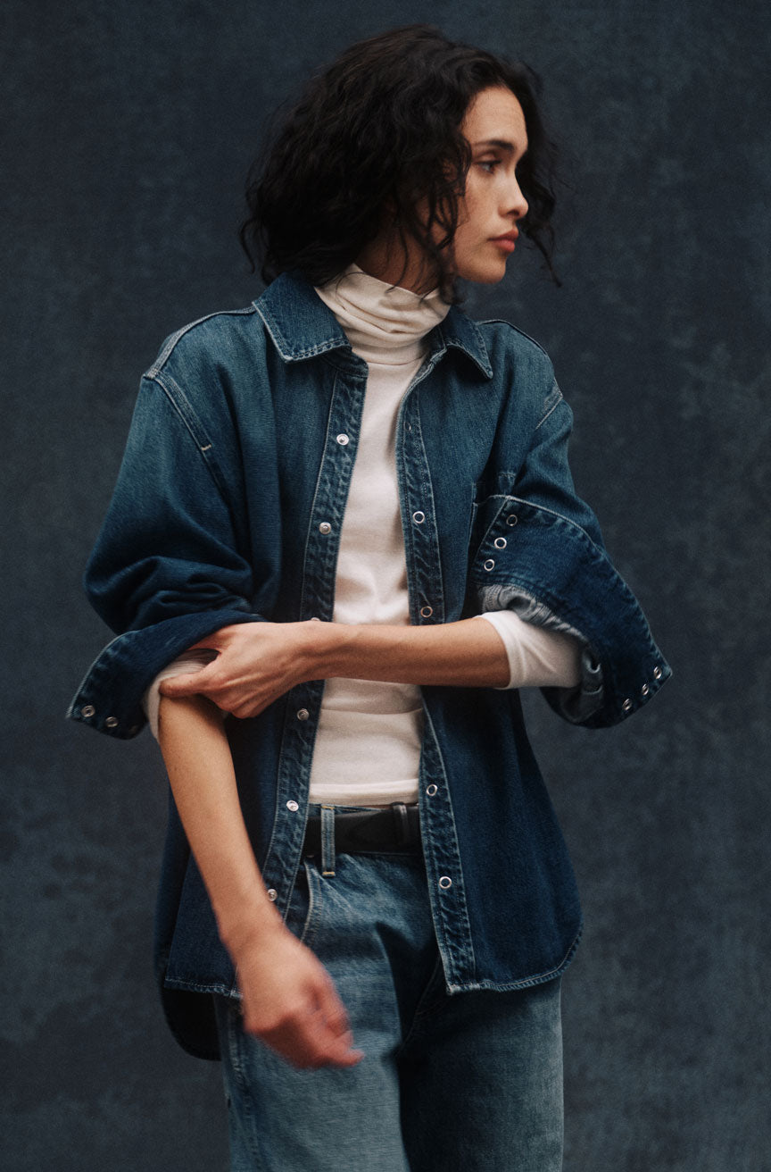 AMO Denim | Blair Shirt in Backdrop
