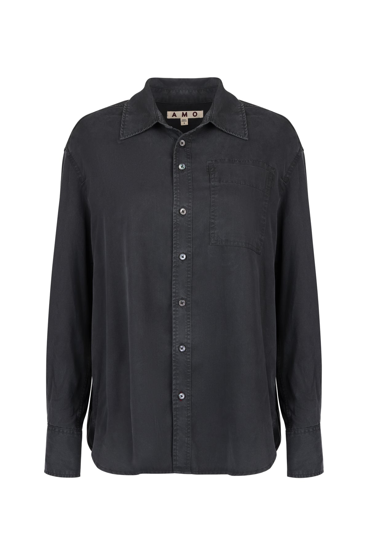 AMO Denim | Blair Shirt in Vintage Black