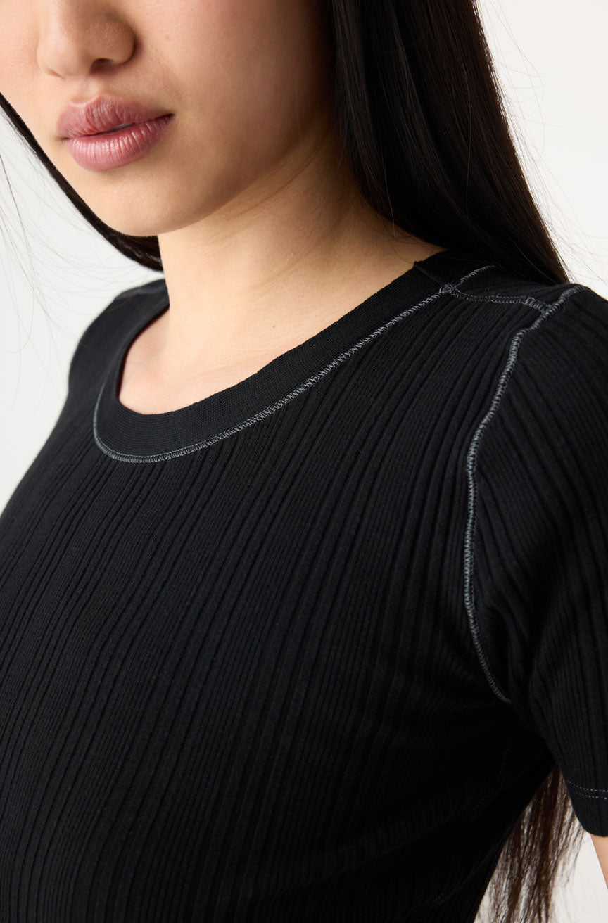 AMO Denim | Cherish Tee in Black