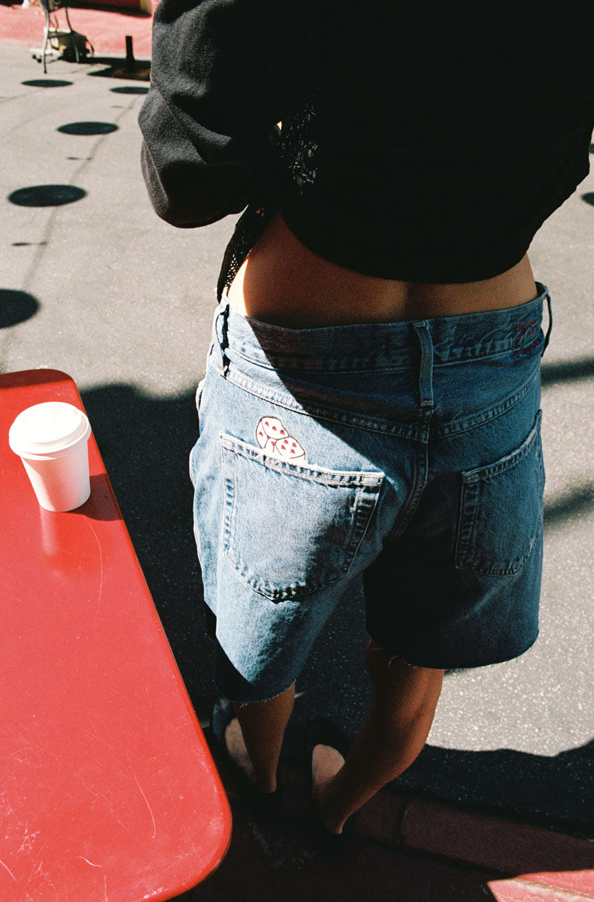 AMO Denim | Sandra Short in Relic