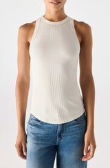 AMO Denim | Vera Tank in Bone