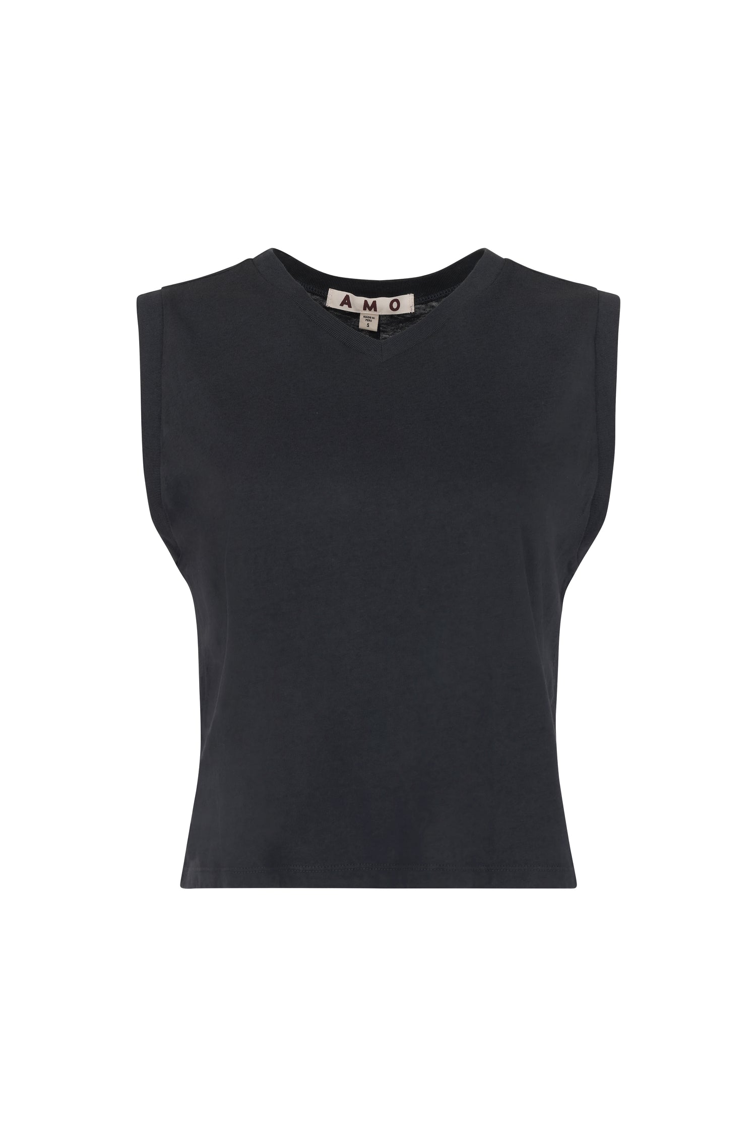 AMO Denim | June Tank in Vintage Black