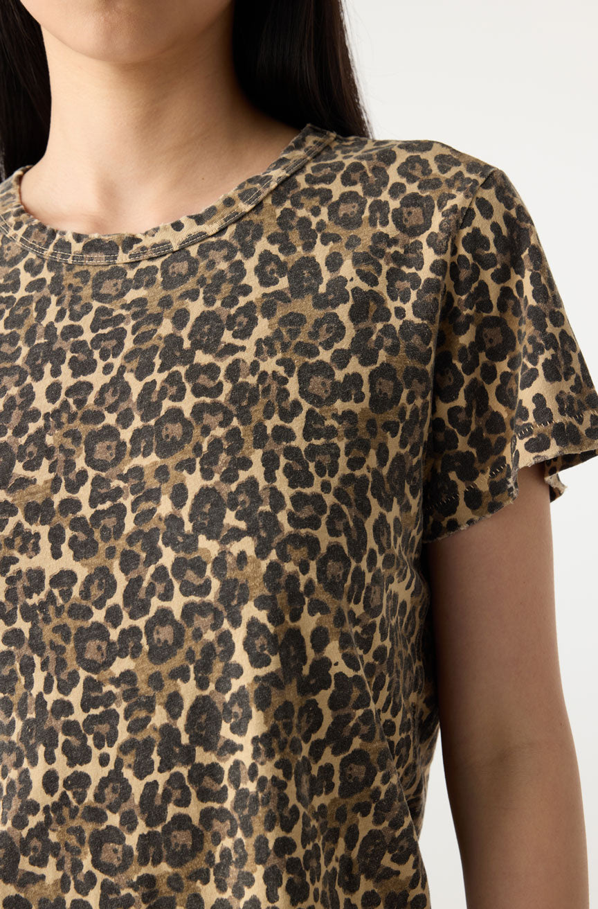 AMO Denim | Love Tee in Leopard – A M O AMO Denim | Love Tee in Leopard – A M O