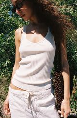 AMO Denim | Mae Tank in Bone
