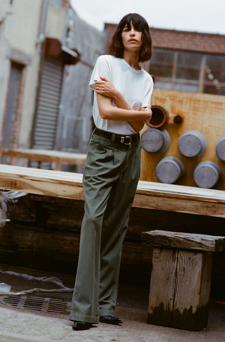AMO Denim | Matilda Trouser in Kelp