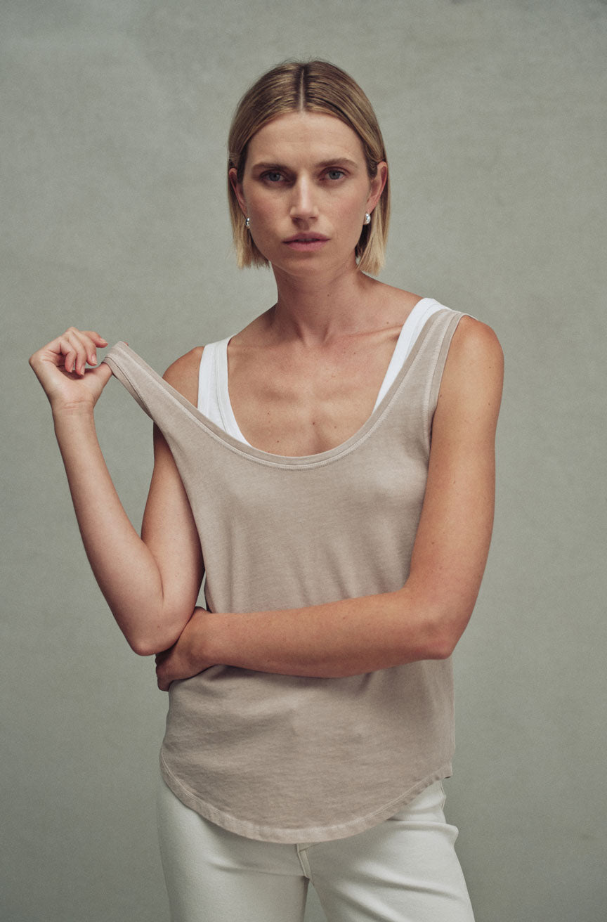 AMO Denim | Muse Tank in Haze