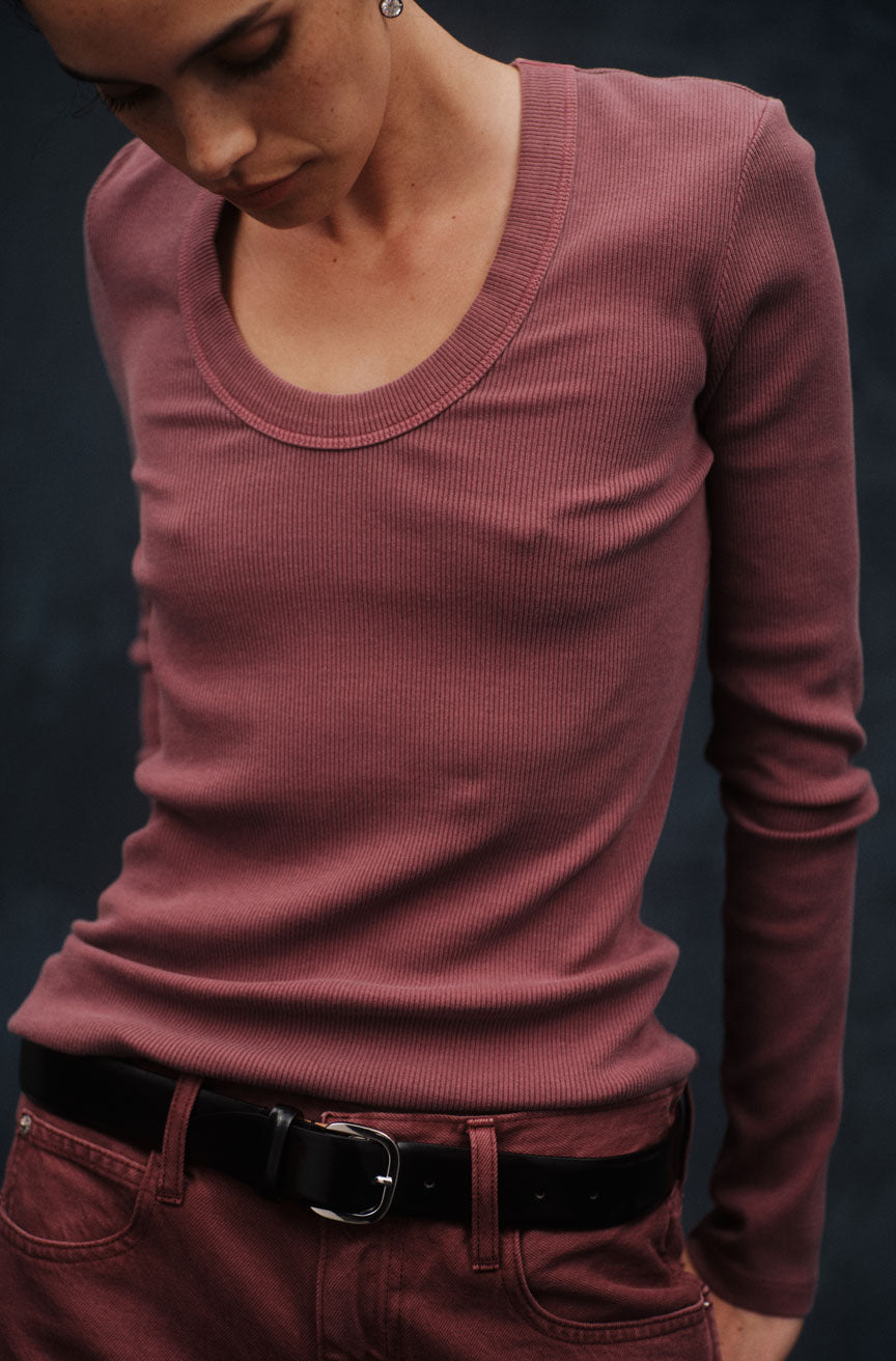 AMO Denim | Nico Long Sleeve in Bloom