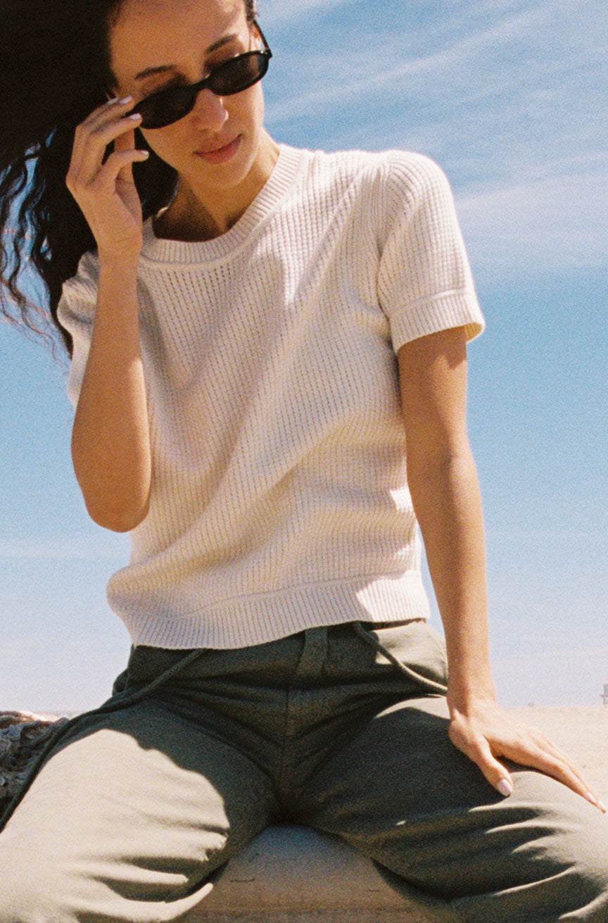 AMO Denim | Noa Sweater in Bone