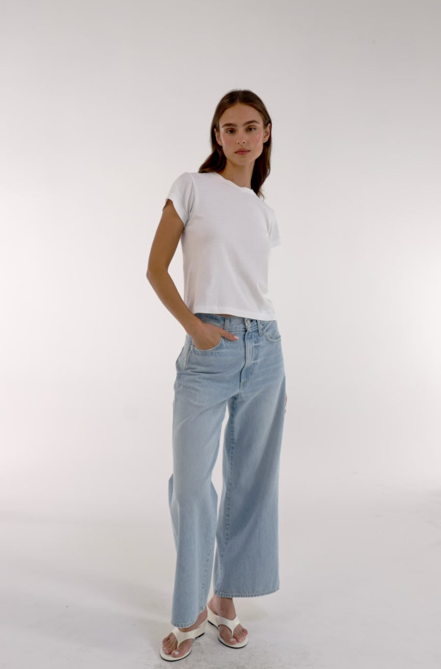 AMO Denim | Frida Crop in Whim – A M O