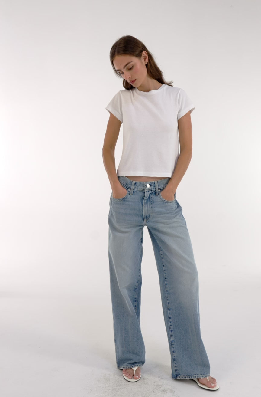 Kira Drift Mid Rise Relaxed Jeans | AMO Denim