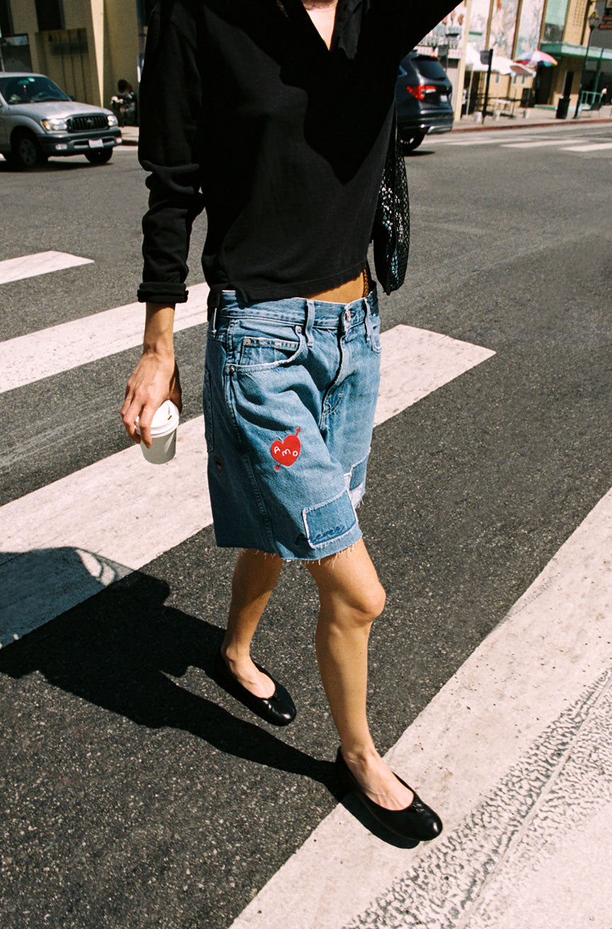 AMO Denim | Sandra Short in Relic
