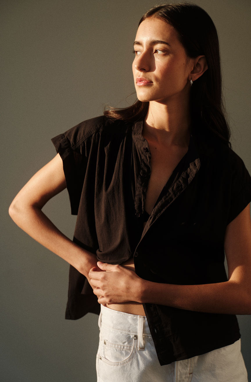 AMO Denim | Tessa Top in Vintage Black