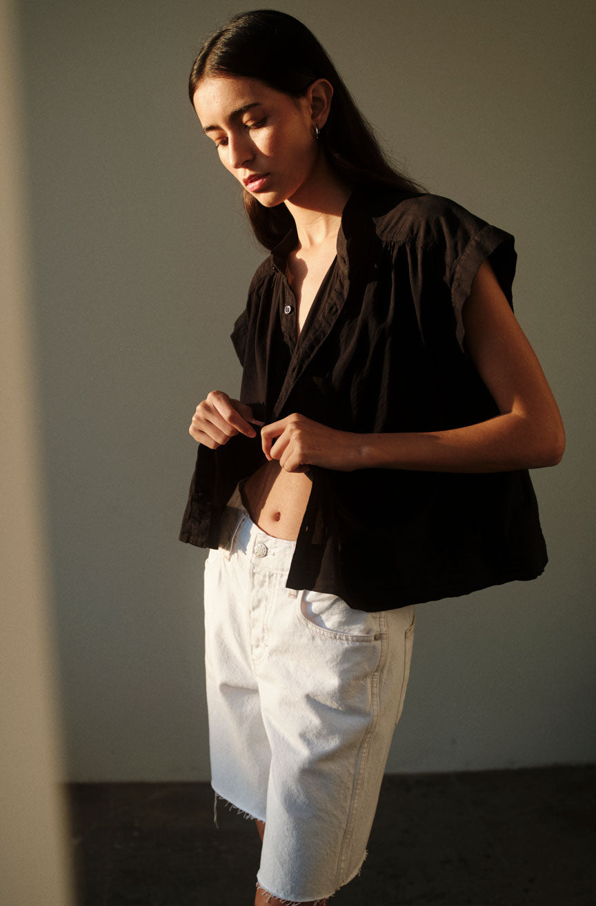 AMO Denim | Tessa Top in Vintage Black – A M O