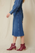 AMO Denim Amelia Skirt in Revolution