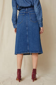 AMO Denim Amelia Skirt in Revolution