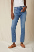 AMO Denim Chelsea Crop in Hope