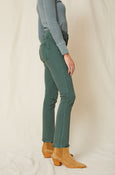 AMO Denim Chelsea Crop in Evergreen