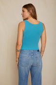 Crop Rib Tank <br> Ocean