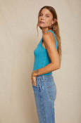 Crop Rib Tank <br> Ocean