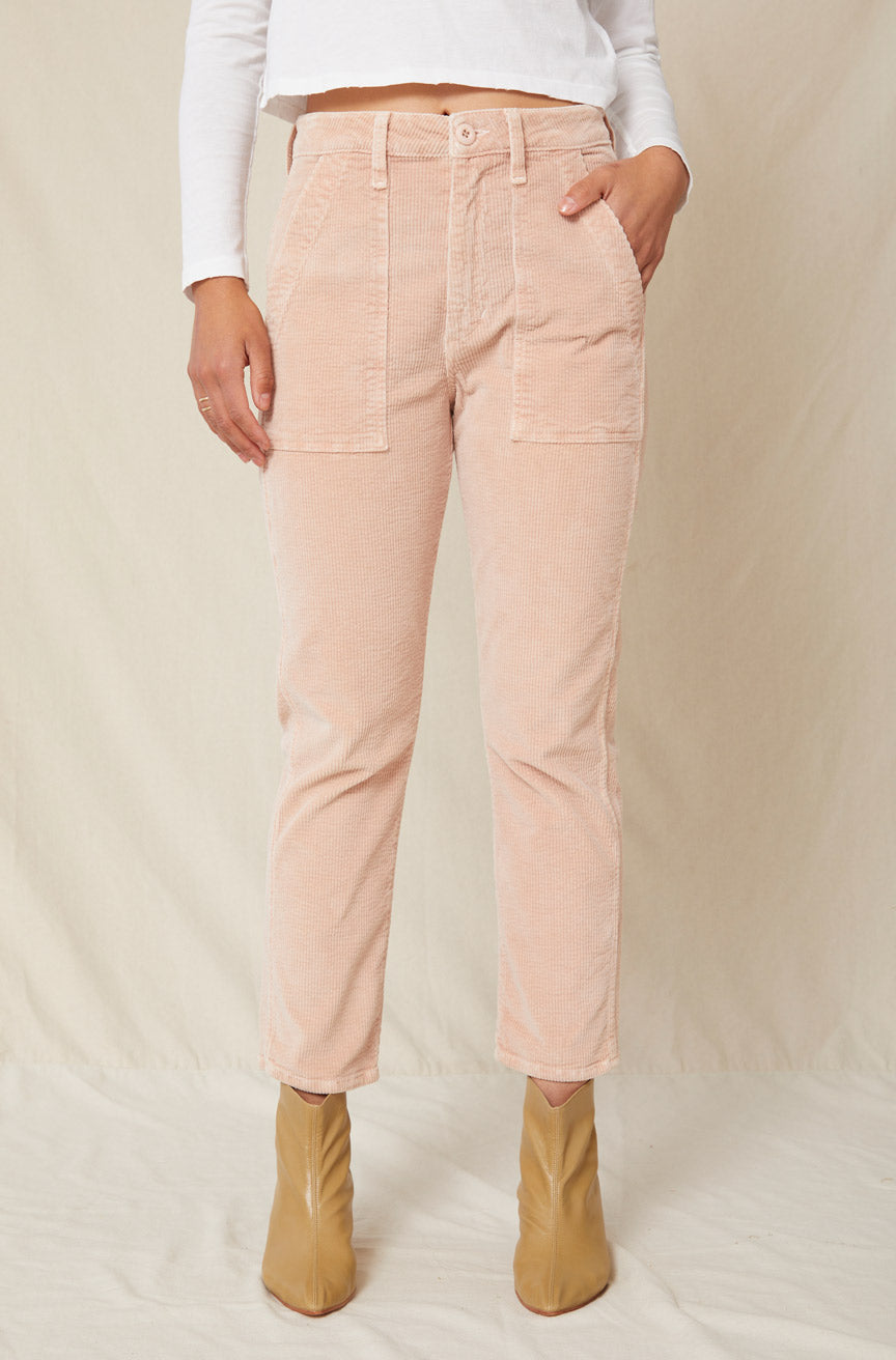 Easy Army Trouser Cord <br> Pink Clay