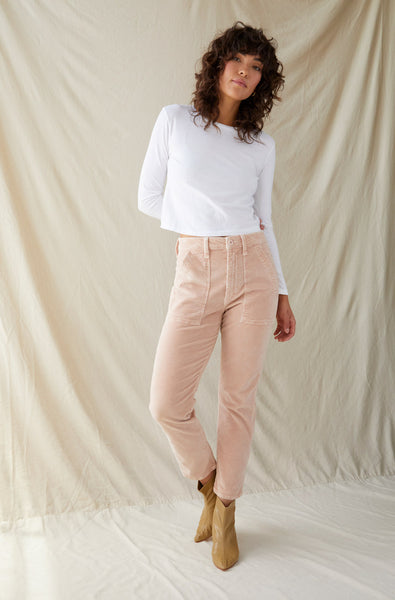 Easy Army Trouser Cord <br> Pink Clay