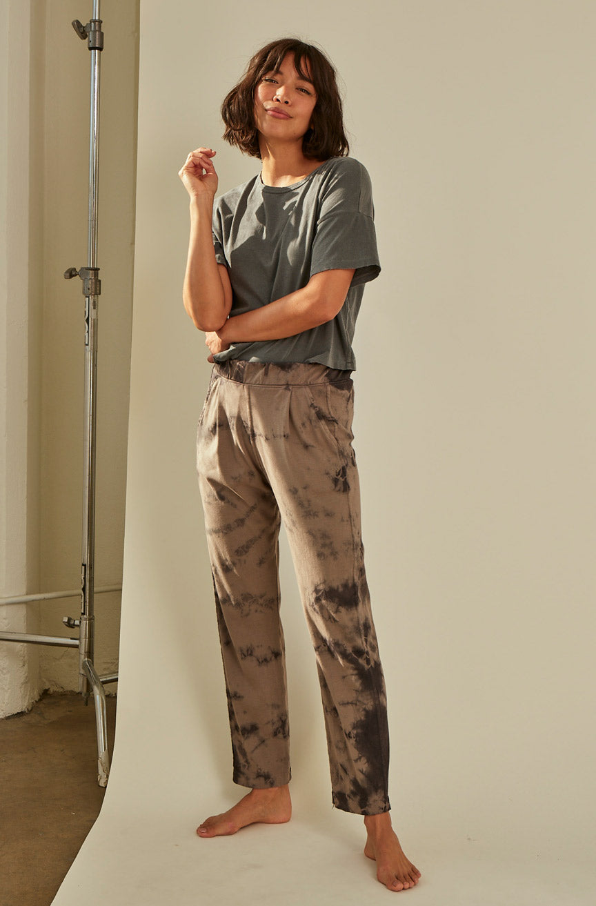 Hannah Knit Pant <br> Eclipse Tie Dye