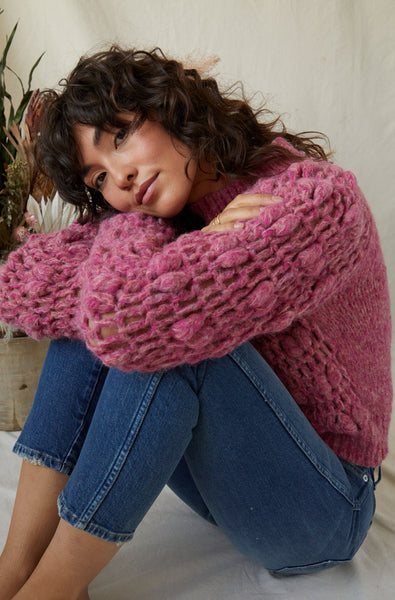 Jane Sweater <br> Luminous Pink