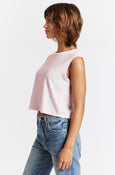 Sleeveless Babe Tee <br> Blush