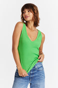 AMO Denim Deeply Tank in Grass