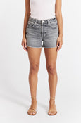 AMO Denim Layla Short in Ash Grey