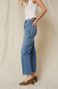 AMO Denim Painterly Pant in Icon