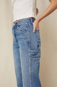 AMO Denim Painterly Pant in Icon