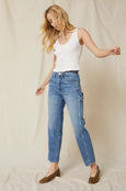 AMO Denim Painterly Pant in Icon