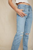 AMO Denim The Low Down in Exhale