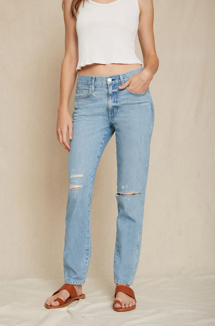 AMO Denim The Low Down in Exhale